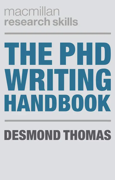 Cover of The PhD Writing Handbook
