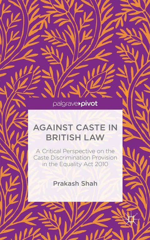 Cover of Against Caste in British Law