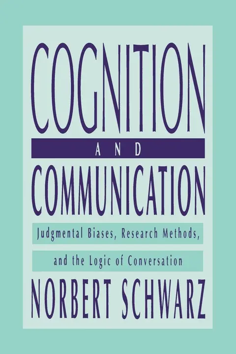 Cover of Cognition and Communication