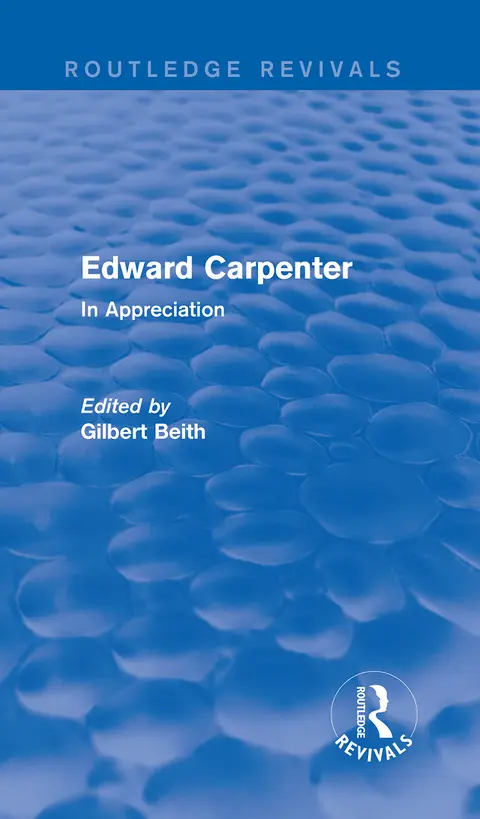 Cover of Edward Carpenter