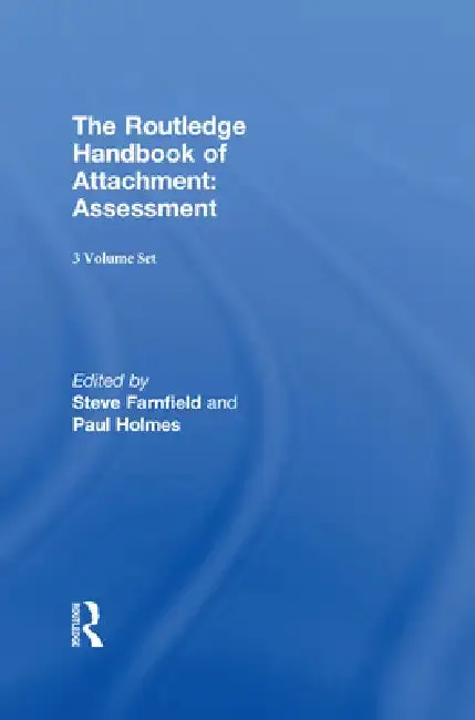 Cover of The Routledge Handbook of Attachment