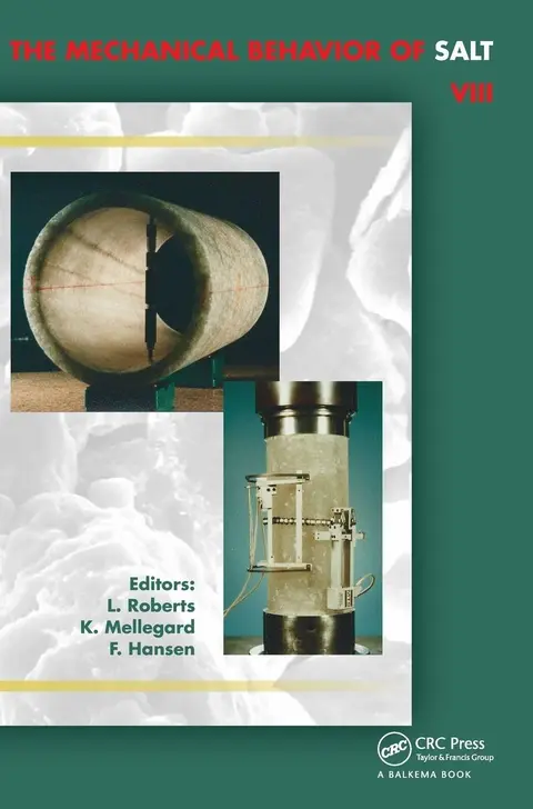 Cover of Mechanical Behavior of Salt VIII