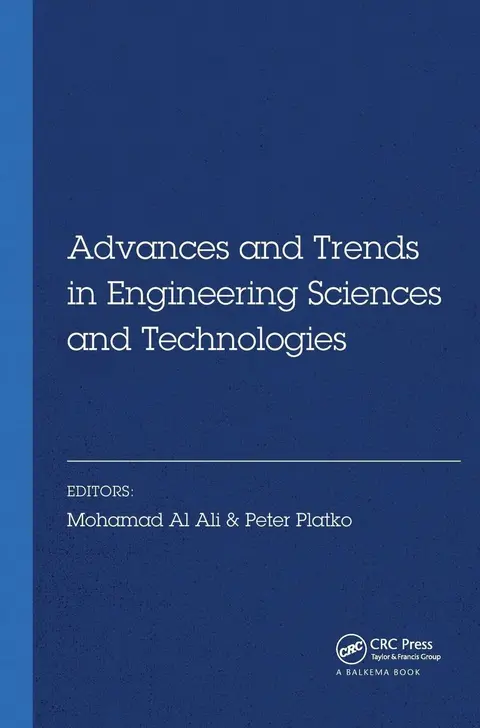 Cover of Advances and Trends in Engineering Sciences and Technologies