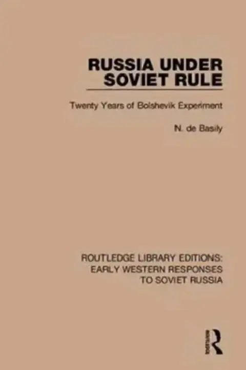 Cover of Early Western Responses to Soviet Russia