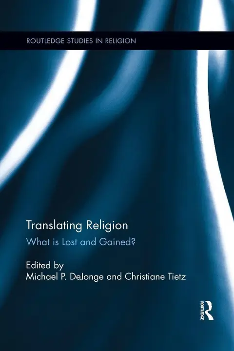 Cover of Translating Religion