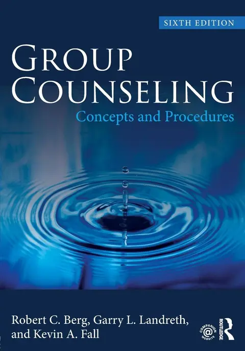 Cover of Group Counselling Concepts and Procedures 6Ed