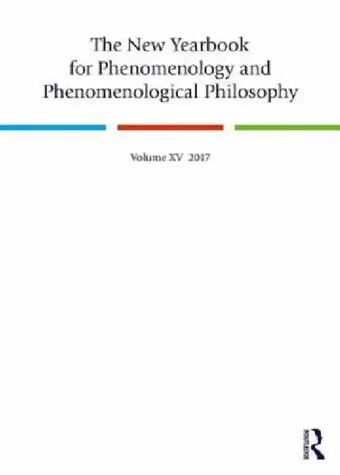 Cover of The New Yearbook for Phenomenology and Phenomenological Philosophy