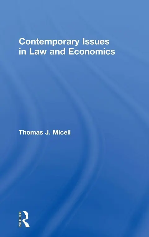 Cover of Contemporary Issues in Law and Economics