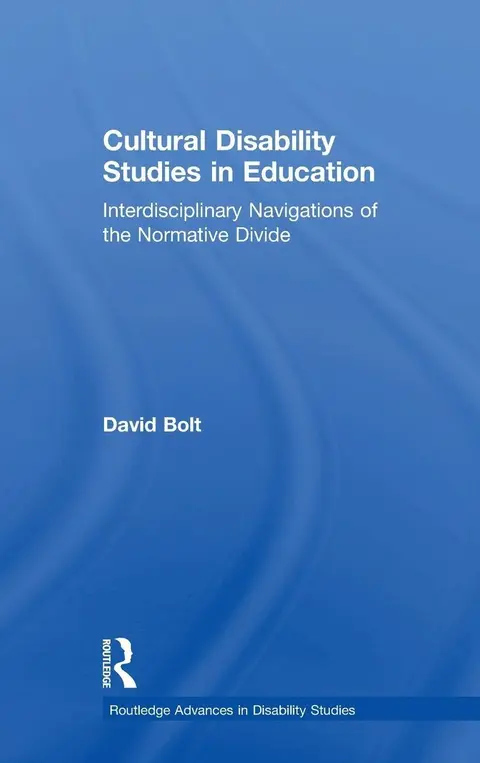 Cover of Cultural Disability Studies in Education