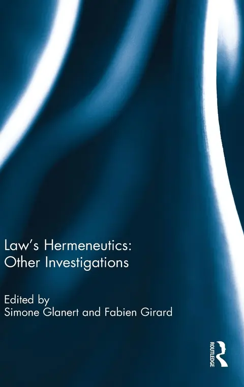 Cover of Law's Hermeneutics