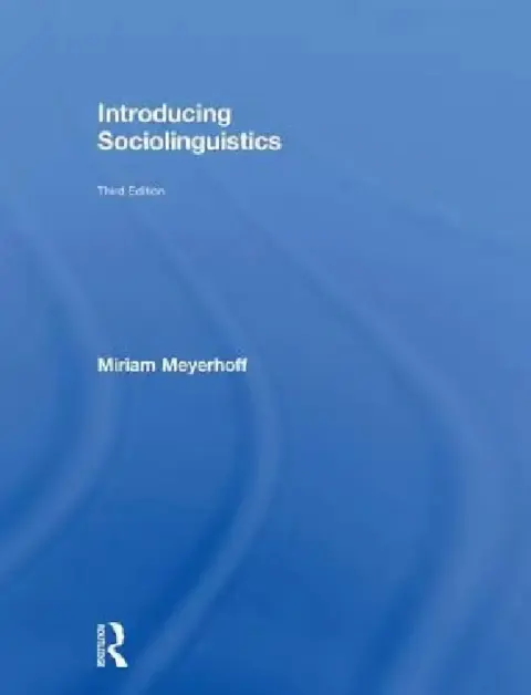 Cover of Introducing Sociolinguistics