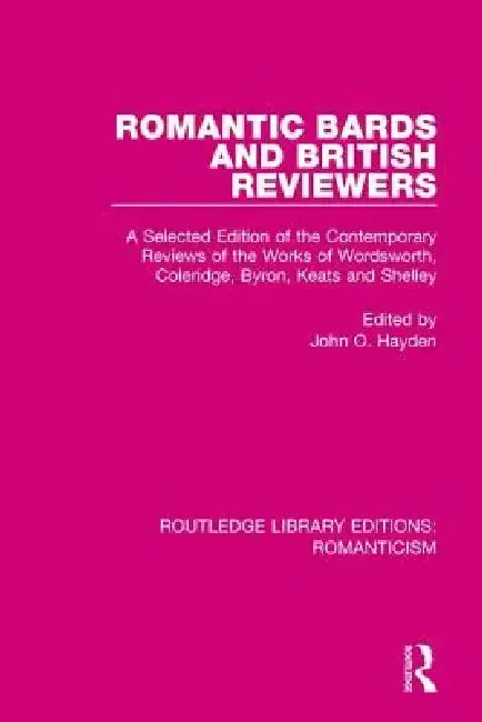 Cover of Romantic Bards and British Reviewers