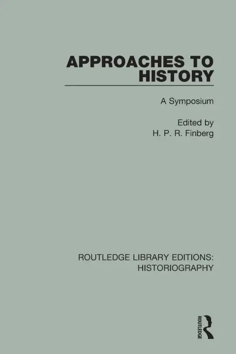 Cover of Approaches to History