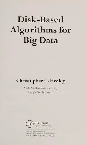 Cover of Disk-Based Algorithms for Big Data