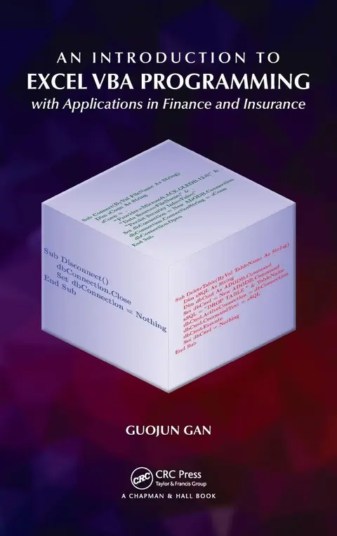 Cover of An Introduction to Excel Vba Programming