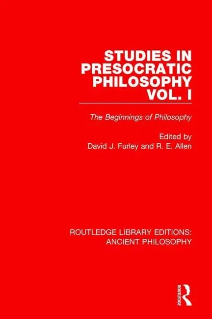 Cover of Studies in Presocratic Philosophy