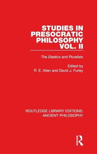 Cover of Studies in Presocratic Philosophy