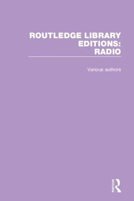 Cover of Routledge Library Editions