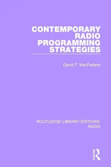 Cover of Contemporary Radio Programming Strategies