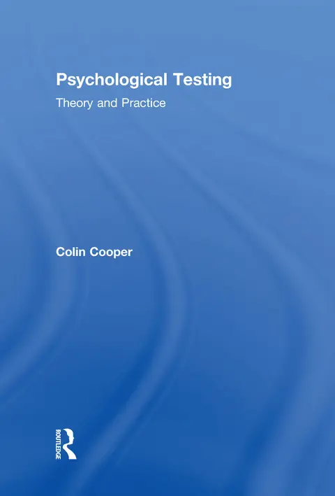 Cover of Psychological Testing