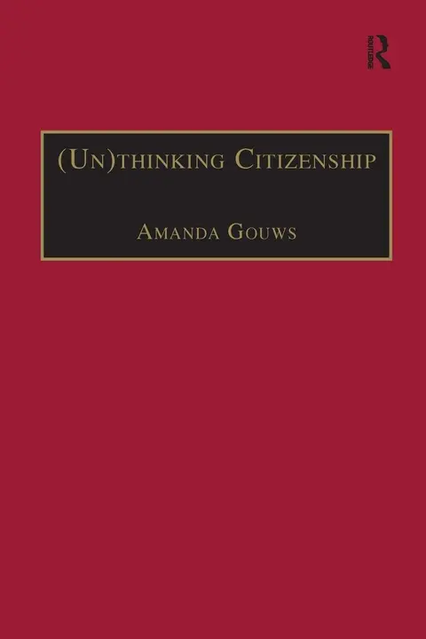Cover of Unthinking Citizenship