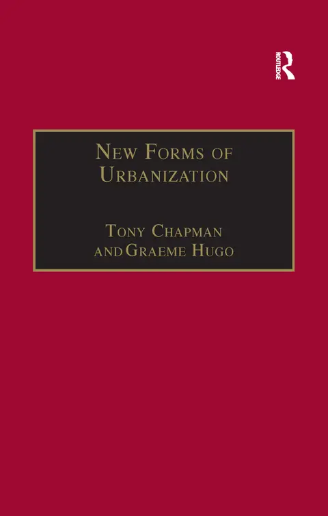 Cover of New Forms of Urbanization