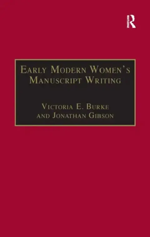 Cover of Early Modern Women's Manuscript Writing