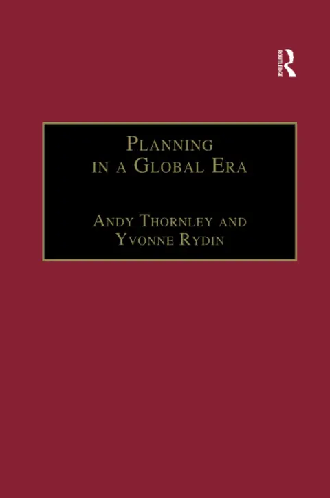 Cover of Planning in a Global Era