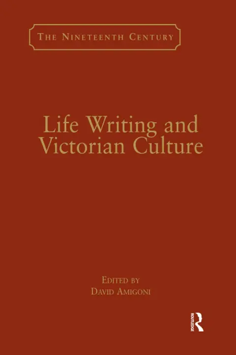 Cover of Life Writing and Victorian Culture