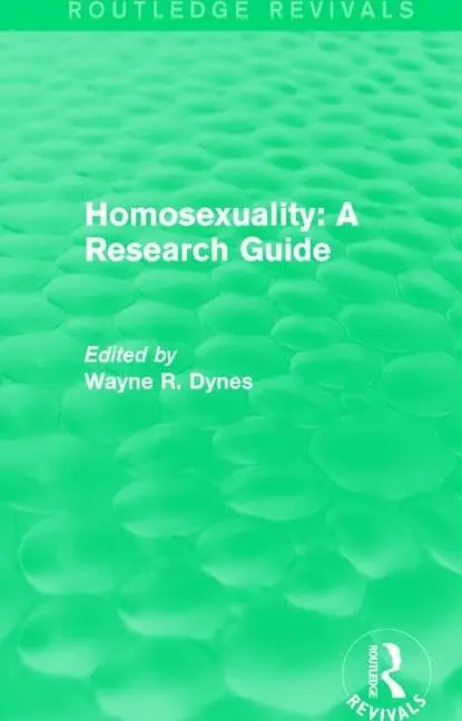 Cover of Homosexuality