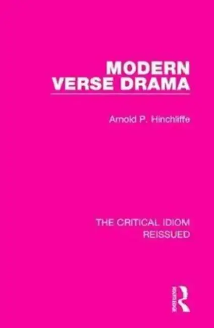 Cover of Modern Verse Drama