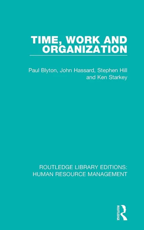 Cover of Time, Work and Organization