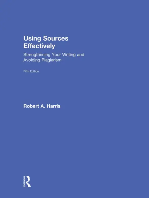 Cover of Using Sources Effectively