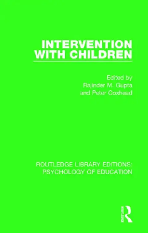 Cover of Intervention with Children