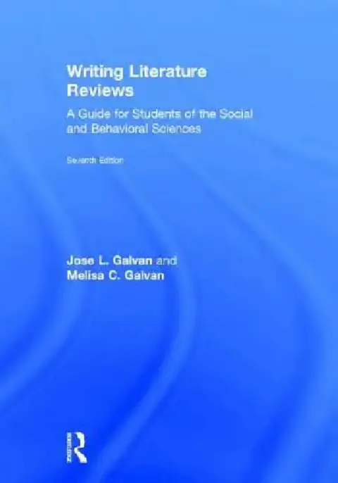 Cover of Writing Literature Reviews
