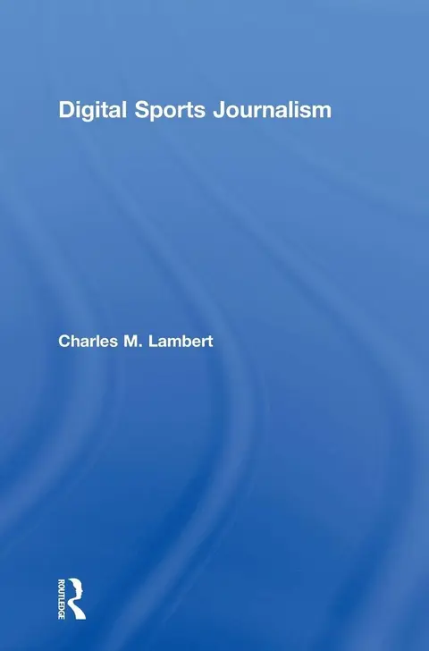 Cover of Digital Sports Journalism