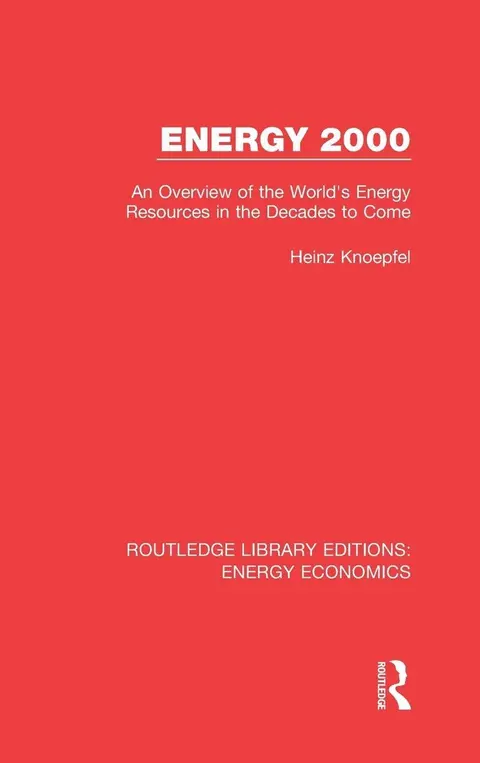Cover of Energy 2000