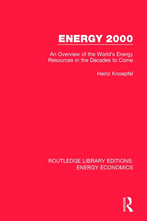 Cover of Energy 2000