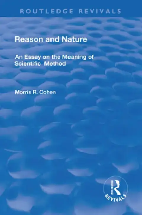 Cover of Reason and Nature