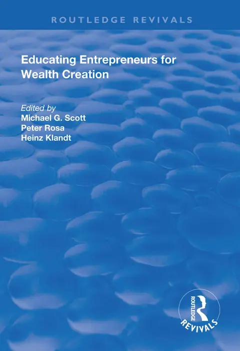 Cover of Educating Entrepreneurs for Wealth Creation