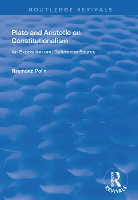 Cover of Plato and Aristotle on Constitutionalism