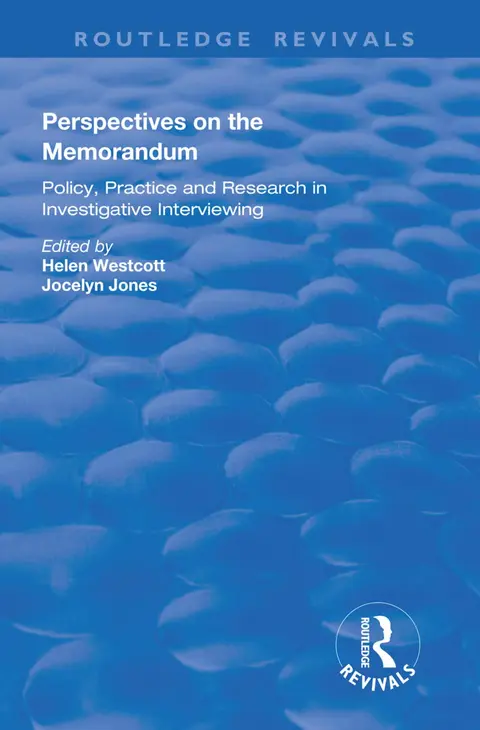 Cover of Perspectives on the Memorandum