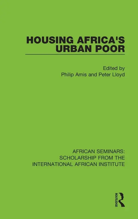 Cover of Housing Africa's Urban Poor