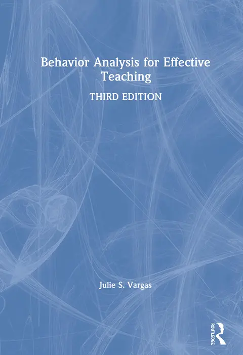 Cover of Behavior Analysis for Effective Teaching