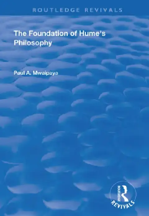 Cover of The Foundation of Hume's Philosophy