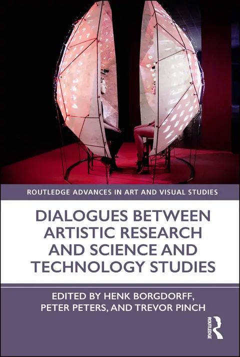Cover of Dialogues Between Artistic Research and Science and Technology Studies