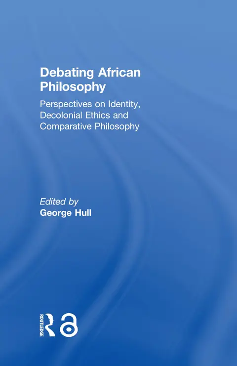 Cover of Debating African Philosophy