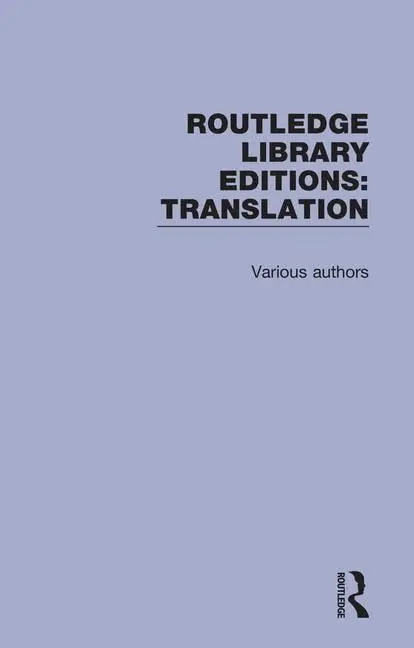 Cover of Routledge Library Editions