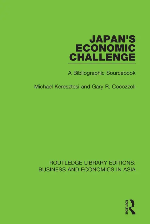 Cover of Japan's Economic Challenge