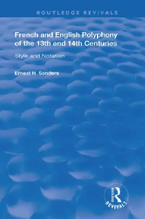 Cover of French and English Polyphony of the 13th and 14th Centuries